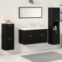Conjunto de 5 Piezas de Muebles de Baño en Roble Negro y Madera Resistente de , Muebles de baño - Ref: Foro24-3334419, Precio...