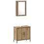 Conjunto de Muebles de Baño de 4 Piezas de en Madera Ingenierizada de Roble Artesanal de , Muebles de baño - Ref: Foro24-3334...