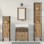 Conjunto de Muebles de Baño de 4 Piezas de de Madera Elaborada de Roble Artesanal de , Muebles de baño - Ref: Foro24-3334426,...
