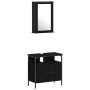 Conjunto de Muebles de Baño de 4 Piezas en Roble Negro | Foro24.es | Tu tienda online para hogar, jardín y más Foro24.es