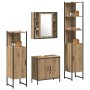 Set de Muebles de Baño de 4 Piezas de de Roble Artesanal en Madera Dura de , Muebles de baño - Ref: Foro24-3334428, Precio: 2...