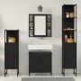 Juego de Muebles de Baño de 4 Piezas Roble Negro Madera Elaborada de , Muebles de baño - Ref: Foro24-3334429, Precio: 247,58 ...