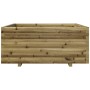 Jardinera madera de pino impregnada 110x110x49,5 cm en Macetas y jardineras | Comprar online en Foru.es