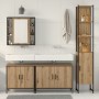 Juego de Muebles de Baño de 4 Piezas en Madera Ingenierizada Roble Artisan de , Muebles de baño - Ref: Foro24-3334432, Precio...