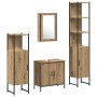 Juego de Muebles de Baño de 4 Piezas en Madera de Roble Artesanal de , Muebles de baño - Ref: Foro24-3334434, Precio: 237,56 ...