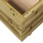 Jardinera madera de pino impregnada 110x110x49,5 cm en Macetas y jardineras | Comprar online en Foru.es