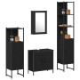 Conjunto de Muebles de Baño de 4 Piezas Roble Negro Madera Resistente | Foro24.es | Tu tienda online para hogar, jardín y más Foro24.es