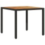 Conjunto de Comedor de Jardín de 9 Piezas con Cojines Beige de Ratán de Polietileno de , Sillas de jardín - Ref: Foro24-33349...