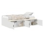 Base de cama de almacenamiento Blanca 100x200 cm de , Camas y somieres - Ref: Foro24-3335181, Precio: 200,39 €, Descuento: -5%%