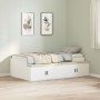 Base de cama de almacenamiento Blanca 100x200 cm de , Camas y somieres - Ref: Foro24-3335181, Precio: 200,39 €, Descuento: -5%%