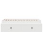 Base de cama de almacenamiento Blanca 100x200 cm de , Camas y somieres - Ref: Foro24-3335181, Precio: 200,39 €, Descuento: -5%%