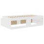 Base de cama de almacenamiento Blanca 100x200 cm de , Camas y somieres - Ref: Foro24-3335181, Precio: 200,39 €, Descuento: -5%%