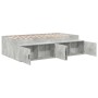 Estructura de Cama Gris Concreto 100x200 cm | Foro24.es | Tu tienda online para hogar, jardín y más Foro24.es