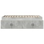 Estructura de Cama Gris Concreto 100x200 cm | Foro24.es | Tu tienda online para hogar, jardín y más Foro24.es