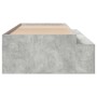 Estructura de Cama Gris Concreto 100x200 cm | Foro24.es | Tu tienda online para hogar, jardín y más Foro24.es