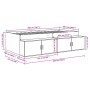 Cama con Almacenamiento Roble Ahumado 100x200 cm | Foro24.es | Tu tienda online para hogar, jardín y más Foro24.es