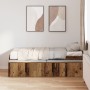 Cama de Almacenamiento Madera Envejecida 100x200 cm | Foro24.es | Tu tienda online para hogar, jardín y más Foro24.es
