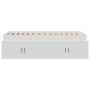 Marco de cama con almacenamiento Blanco 90x200 cm de , Camas y somieres - Ref: Foro24-3335189, Precio: 198,20 €, Descuento: -5%%