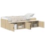 Estructura de cama de almacenamiento Roble Sonoma 90x200 cm | Foro24.es | Tu tienda online para hogar, jardín y más Foro24.es