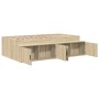 Estructura de cama de almacenamiento Roble Sonoma 90x200 cm | Foro24.es | Tu tienda online para hogar, jardín y más Foro24.es