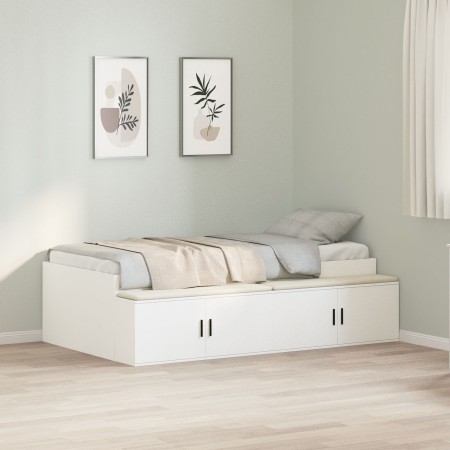 Estructura de Cama de Almacenamiento Blanca 80x200 cm | Foro24.es | Tu tienda online para hogar, jardín y más Foro24.es