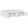 Estructura de Cama de Almacenamiento Blanca 80x200 cm | Foro24.es | Tu tienda online para hogar, jardín y más Foro24.es