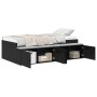Estructura de Cama de Almacenamiento Roble Negro 80x200 cm | Foro24.es | Tu tienda online para hogar, jardín y más Foro24.es
