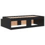 Estructura de Cama de Almacenamiento Roble Negro 80x200 cm | Foro24.es | Tu tienda online para hogar, jardín y más Foro24.es
