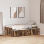 Marco de Cama con Almacenamiento Roble Ahumado 80x200 cm | Foro24.es | Tu tienda online para hogar, jardín y más Foro24.es