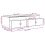 Marco de Cama con Almacenamiento Roble Ahumado 80x200 cm | Foro24.es | Tu tienda online para hogar, jardín y más Foro24.es