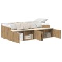 Estructura de Cama de Almacenamiento Roble Artesanal 80x200 cm | Foro24.es | Tu tienda online para hogar, jardín y más Foro24.es