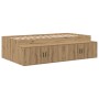 Estructura de Cama de Almacenamiento Roble Artesanal 80x200 cm | Foro24.es | Tu tienda online para hogar, jardín y más Foro24.es