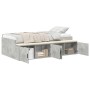 Estructura de Cama con Almacenamiento Gris Concreto 90x190 cm | Foro24.es | Tu tienda online para hogar, jardín y más Foro24.es