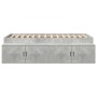 Estructura de Cama con Almacenamiento Gris Concreto 90x190 cm | Foro24.es | Tu tienda online para hogar, jardín y más Foro24.es