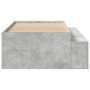 Estructura de Cama con Almacenamiento Gris Concreto 90x190 cm | Foro24.es | Tu tienda online para hogar, jardín y más Foro24.es