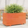 Jardinera madera maciza de pino marrón cera 90x40x49,5 cm en Macetas y jardineras | Comprar online en Foru.es