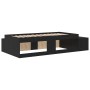 Estructura de Cama de Almacenamiento Roble Negro 100x200 cm | Foro24.es | Tu tienda online para hogar, jardín y más Foro24.es