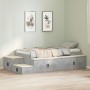 Estructura de Cama de Almacenamiento Gris Concreto 100x200 cm | Foro24.es | Tu tienda online para hogar, jardín y más Foro24.es