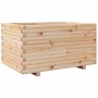 Jardinera madera maciza de pino 90x60x49,5 cm en Macetas y jardineras | Comprar online en Foru.es