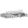 Estructura de Cama de Almacenamiento Gris Sonoma 100x200 cm | Foro24.es | Tu tienda online para hogar, jardín y más Foro24.es