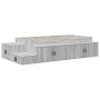 Estructura de Cama de Almacenamiento Gris Sonoma 100x200 cm | Foro24.es | Tu tienda online para hogar, jardín y más Foro24.es