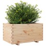 Jardinera madera maciza de pino 90x60x49,5 cm en Macetas y jardineras | Comprar online en Foru.es