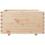 Jardinera madera maciza de pino 90x60x49,5 cm en Macetas y jardineras | Comprar online en Foru.es