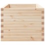 Jardinera madera maciza de pino 90x60x49,5 cm en Macetas y jardineras | Comprar online en Foru.es