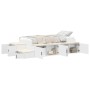 Marco de cama de almacenamiento blanco 90x200 cm de , Camas y somieres - Ref: Foro24-3335565, Precio: 274,72 €, Descuento: -5%%