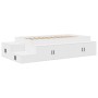 Marco de cama de almacenamiento blanco 90x200 cm de , Camas y somieres - Ref: Foro24-3335565, Precio: 274,72 €, Descuento: -5%%