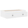 Marco de cama de almacenamiento blanco 90x200 cm de , Camas y somieres - Ref: Foro24-3335565, Precio: 274,72 €, Descuento: -5%%