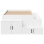 Marco de cama de almacenamiento blanco 90x200 cm de , Camas y somieres - Ref: Foro24-3335565, Precio: 274,72 €, Descuento: -5%%
