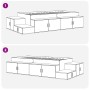 Marco de cama de almacenamiento blanco 90x200 cm de , Camas y somieres - Ref: Foro24-3335565, Precio: 274,72 €, Descuento: -5%%