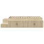 Estructura de cama de almacenamiento Roble de Sonoma 90x200 cm | Foro24.es | Tu tienda online para hogar, jardín y más Foro24.es